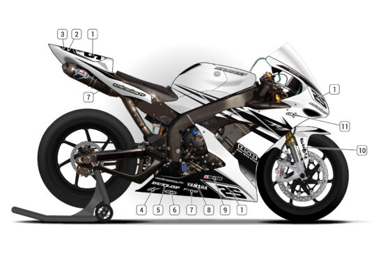 Alternative view of YAMAHA R1 2004/06