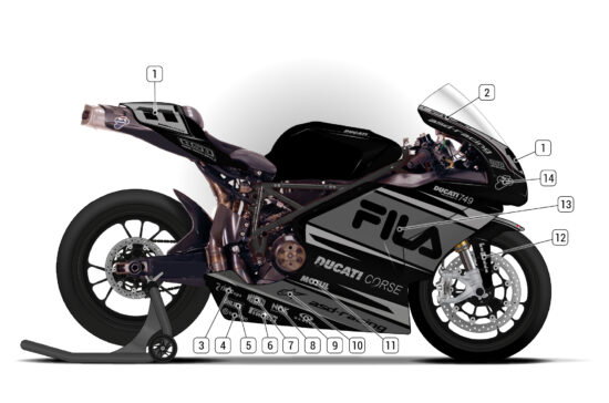 Alternative view of Ducati 749