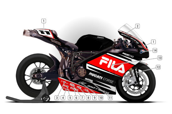 Alternative view of Ducati 749