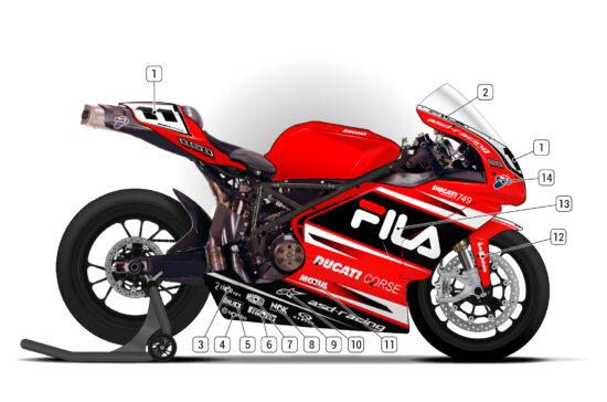 Alternative view of Ducati 749