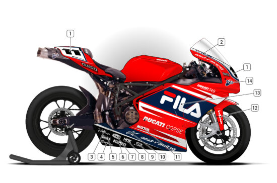 Alternative view of Ducati 749