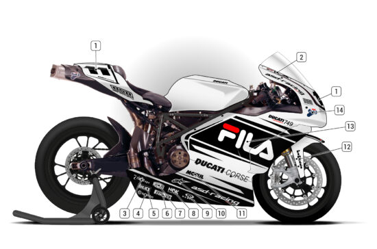 Alternative view of Ducati 749