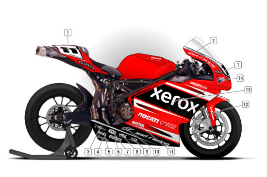 Alternative view of Ducati 999