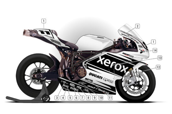 Alternative view of Ducati 999