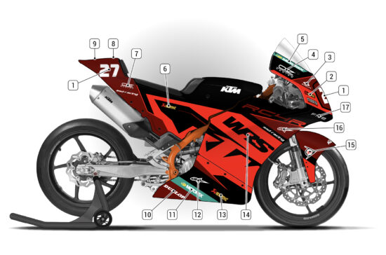 Alternative view of KTM RC4R 2020/23
