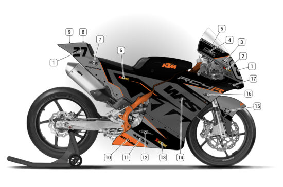 Alternative view of KTM RC4R 2020/23