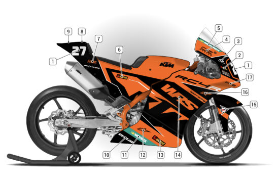 Alternative view of KTM RC4R 2020/23