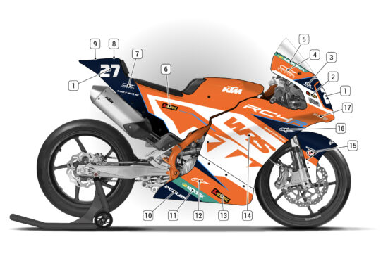 Alternative view of KTM RC4R 2020/23