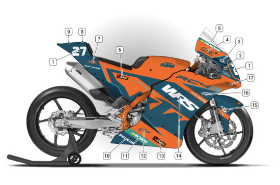 Alternative view of KTM RC4R 2020/23