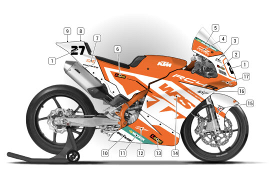 Alternative view of KTM RC4R 2020/23