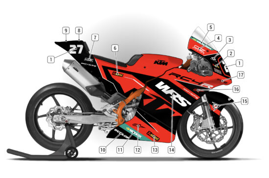 Alternative view of KTM RC4R 2020/23
