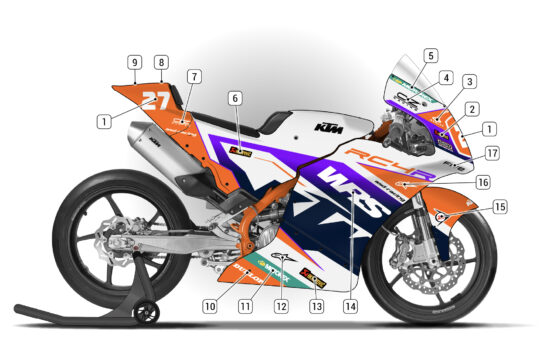 Alternative view of KTM RC4R 2020/23