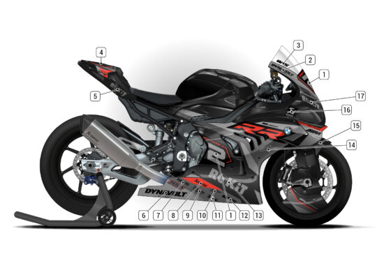 Alternative view of BMW M1000RR 2023/24