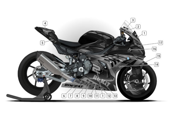 Alternative view of BMW M1000RR 2023/24