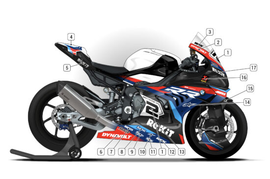 Alternative view of BMW M1000RR 2023/24