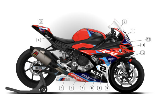 Alternative view of BMW S1000RR 2023/24