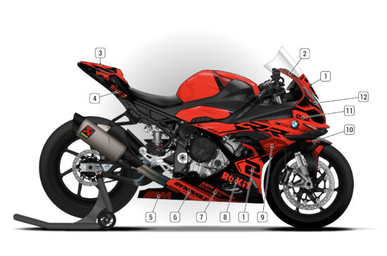 Alternative view of BMW S1000RR 2023/24