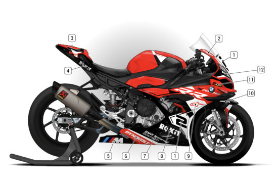 Alternative view of BMW S1000RR 2023/24