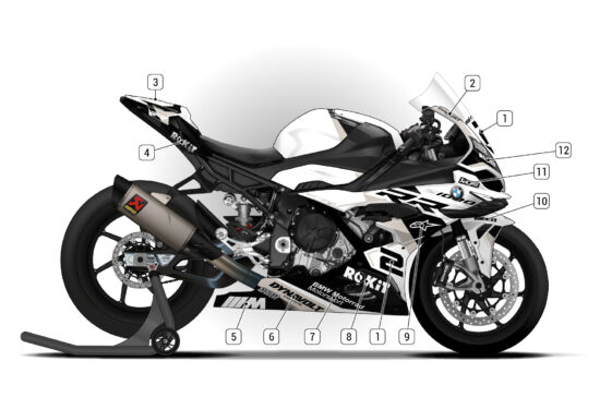 Alternative view of BMW S1000RR 2023/24