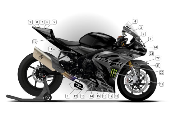 Alternative view of Suzuki GSX-R 1000 2017/25